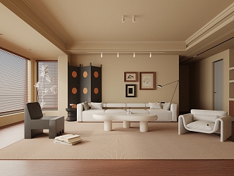 The Silent Living Room 3d model