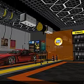 One Lakeshore 4S Dealership Offering Car Grooming and Repair Services with Red Sports Car Showroom