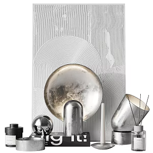 Modern Decorations Ornaments Jewelry Combination Jewelry Ornaments Combination 3d model