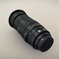 Black Professional Digital Camera Telephoto Zoom Lens With Smooth Control Rings