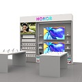 Mobile Phone Store Experience Table Computer Digital Accessories Cabinet Fashion Cabinet Display Cabinet Shelf TV Cabinet Huawei Apple Glory Mobile VR Game 3d model