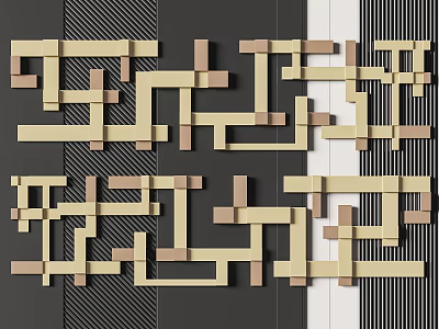 Wall decoration pendant 3d model