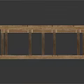 Wooden Furniture Set With Tables Featuring Tabletop And Frame Components