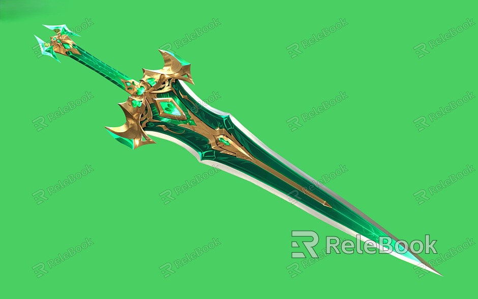 Long Sword Sword Fantasy Sword model