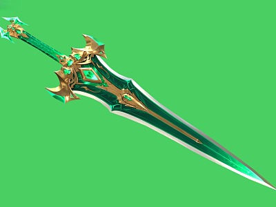 Long Sword Fantasy Sword model