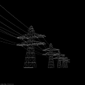 Industrial High Voltage Power Transmission Towers With Steel Structure Lines