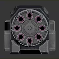 Modern Multi Barrel Tactical Weapon With Metallic Sleek Design And Advanced Firearm Features