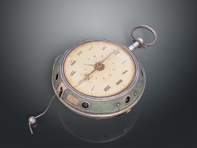 Pocket Watch Mechanical Pocket Watch Vintage Pocket Watch Old Pocket Watch Men's Pocket Watch Metal Pocket Watch Antique Pocket Watch 3d model