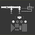 Essential Plumbing Hardware Tools Including Pipes Valves Fittings And Metal Rods