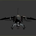 Camouflage Military Fighter Jet Model With Number 85 And Red Star Emblem