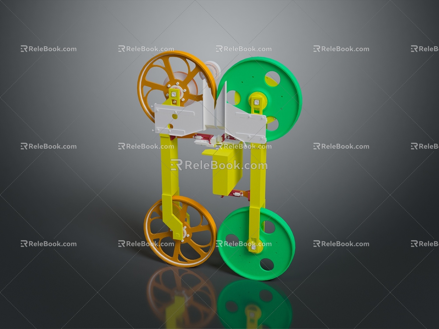 gear large gear small gear cast iron gear internal gear external gear bevel gear 3d model