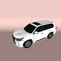 White SUV Modern Exterior Design With Sleek Body And Alloy Wheels In Side View