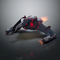 Modern Fighter Space Fighter Space Fighter 3d model