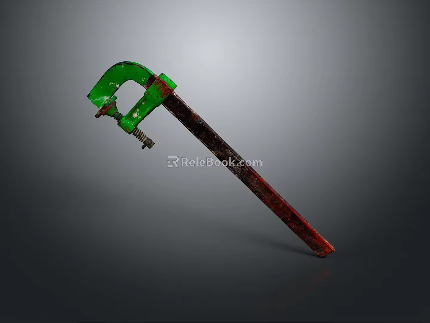 Pipe pliers vise bench vise wrench tool hardware tool processing tool furniture 3d model
