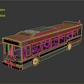 Modern Bus City Bus Big Bus CMB 3d model