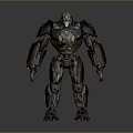 Modern robot mecha warrior sci-fi warrior sci-fi soldier alien warrior 3d model