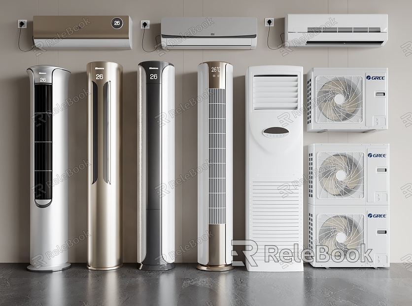 Modern air conditioner model