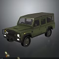 Green Military Off Road Vehicle With Rugged Exterior And Durable Design