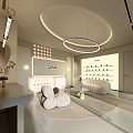 Modern Beauty SPA Beauty Salon Hall 3d model