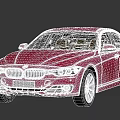 Red BMW Sedan Exterior With Modern Design And Sleek Body Features