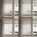 Modern Glass Room Dividers With Decorative Diamond Circular Square Patterns And Louvre Designs For Interior