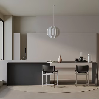Modern dining table 3d model
