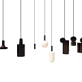 Modern chandelier 3d model