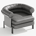 Single sofa single chair leisure chair 3d model