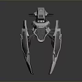 Futuristic Space Exploration Lander With Mechanical Legs Design For Cosmic Missions