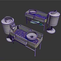 Stainless Steel Buffet Warming Trays with Food Items and White Lids