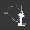 Mobile Medical Ventilator With Digital Display Screen Flexible Tubing And Monitoring Functions
