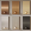 Textured Metal Panels With Round Knobs In Various Color Finishes 3d model