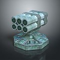 laser tower turret turntable sci-fi tower defense game tower defense sci-fi turret game turret game turret 3d model