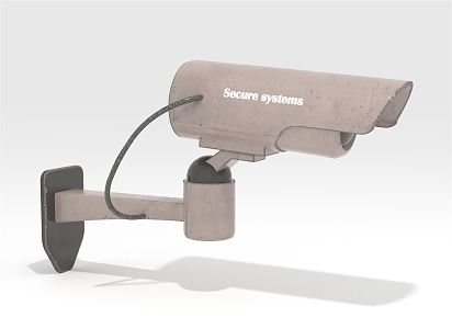 Modern camera surveillance camera 3d model