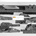 Variety of Natural Stone and Wood Materials with Textured Slabs Blocks and Samples