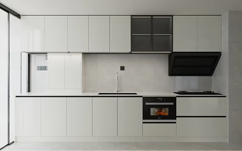 modern kitchen cabinet 3d model