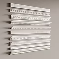 Decorative Gypsum Molding Various Styles Ornate Designs Collection For Home Interior