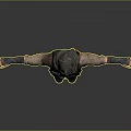 A Man In Hoodie With Mask Tactical Vest Brown Pants Black Boots Arms Outstretched