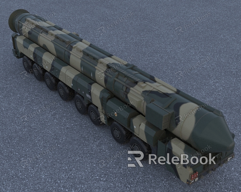 intercontinental missile vehicle model