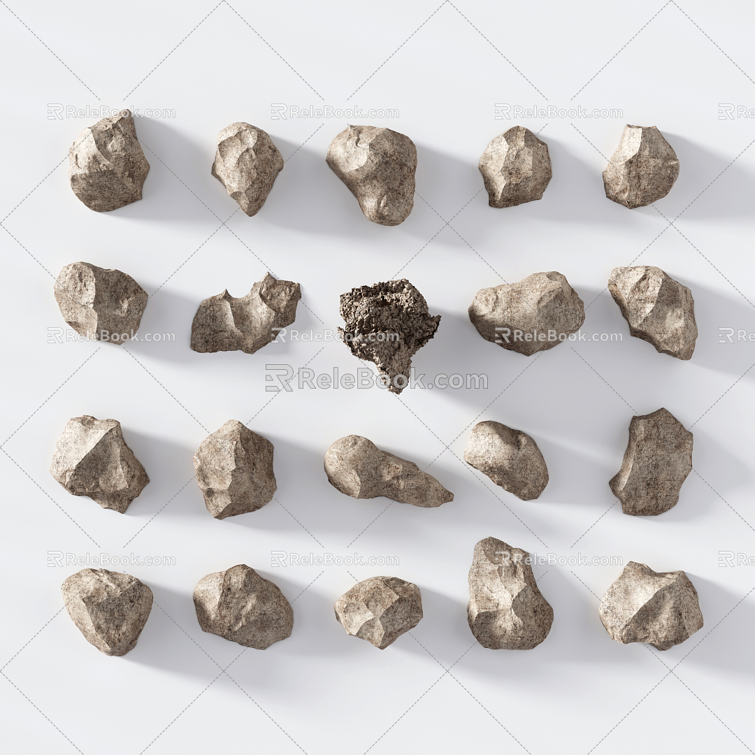 Modern Stone 3d model