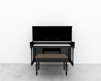 Modern Piano 3d model