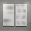 Punched aluminum plate perforated plate hole plate perforated plate aluminum ceiling aluminum veneer aluminum gusset plate 3d model