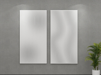 Punched aluminum plate perforated plate hole plate perforated plate aluminum ceiling aluminum veneer aluminum gusset plate 3d model