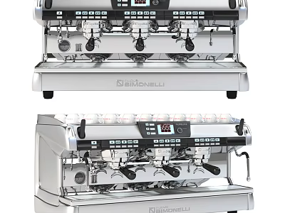 La Marzocco Commercial Coffee Machine Professional Stainless Steel Kitchen Appliance 3d model