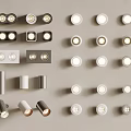 Modern Downlights and Spotlights with Various Styles Colors and Installation Types