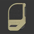 Modern Beige Industrial Equipment With Grid Panel And Functional Design Structure