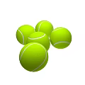 High Quality Green Tennis Balls With White Stitching Ideal For Sports Equipment