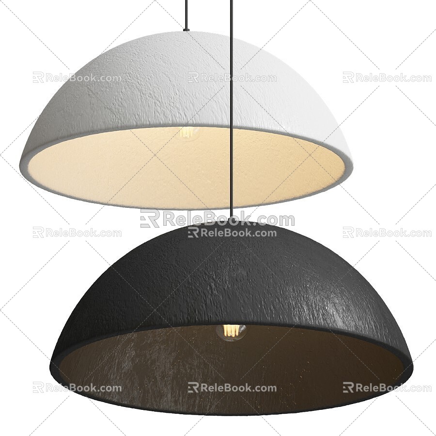 Nordic Simple Chandelier 3d model