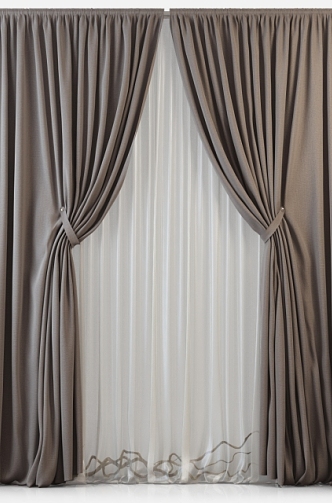 Curtains 3d model