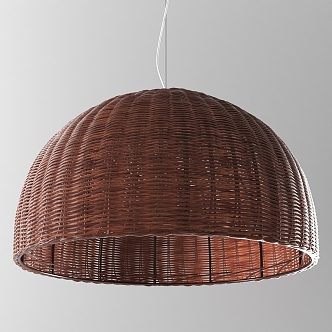 Rattan chandelier Woven chandelier 3d model